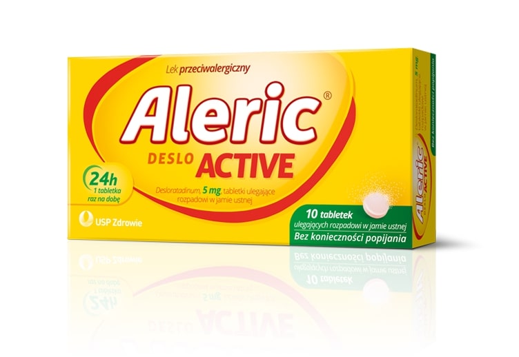 Aleric Deslo Active - lek przeciwalergiczny, nowe opakowanie